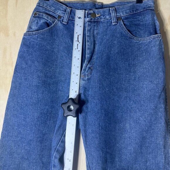 Wrangler Rugged Wear Jeans Flannel Lined Women’s Size 9 Inseam 32” - Picture 6 of 13